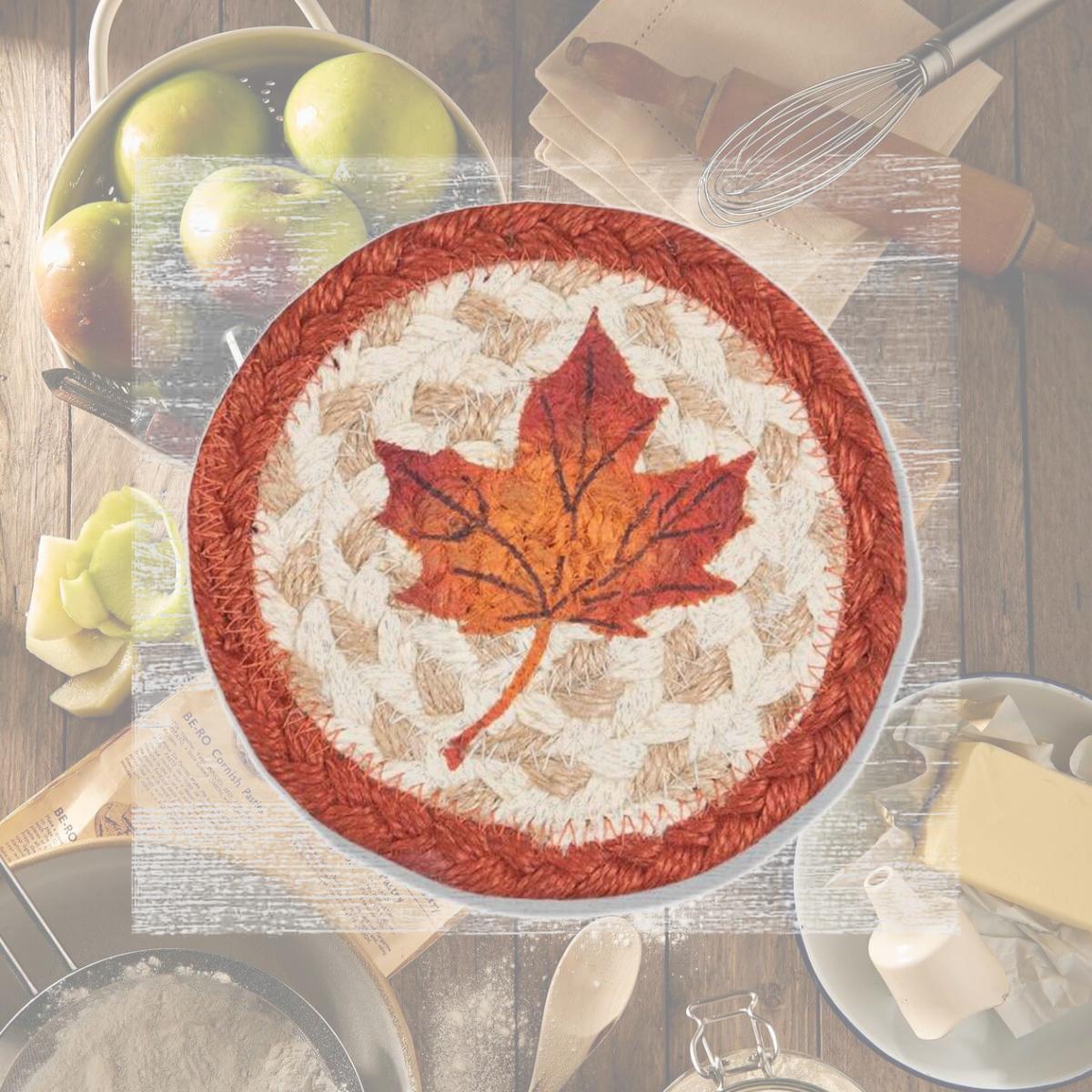 Picture of Capitol Importing 31-IC601ML 5 x 5 in. IC-601 Maple Leaf Printed Coaster