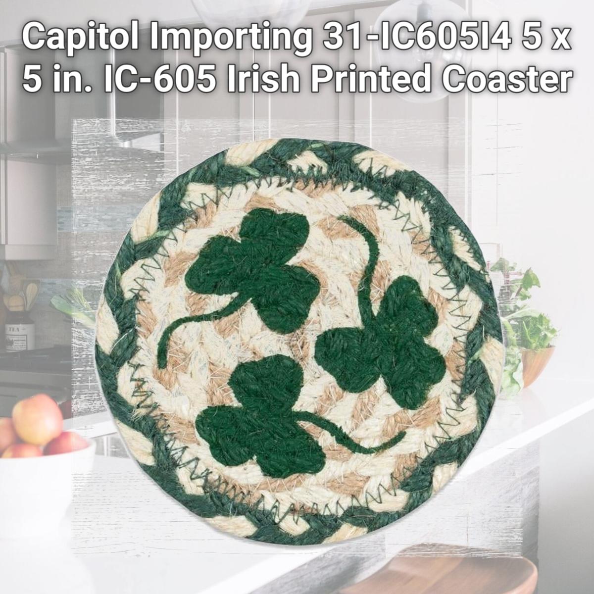 Picture of Capitol Importing 31-IC605I4 5 x 5 in. IC-605 Irish Printed Coaster