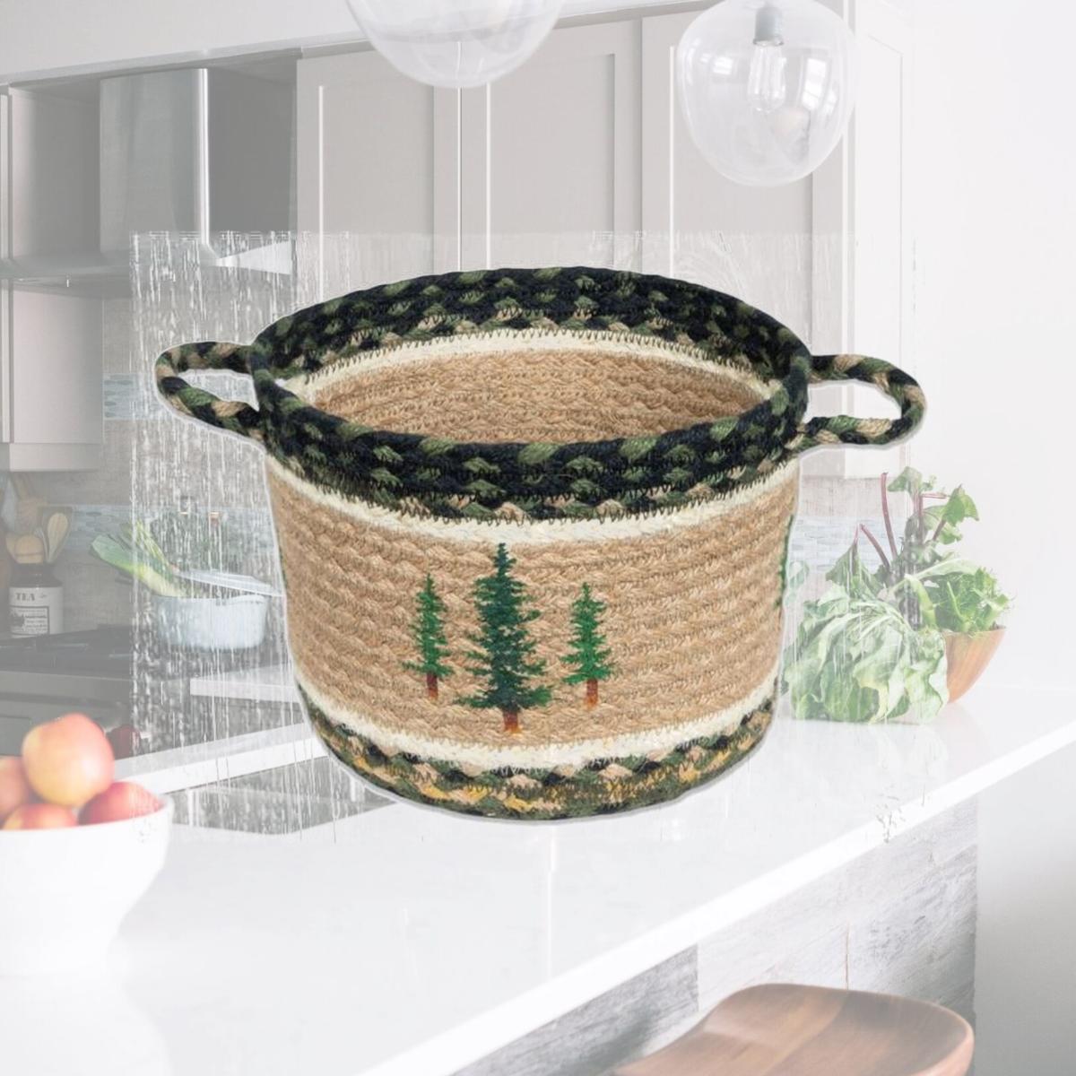 Picture of Capitol Importing 38-UBPSM116TT 9 x 7 in. Tall Timbers Printed Utility Basket