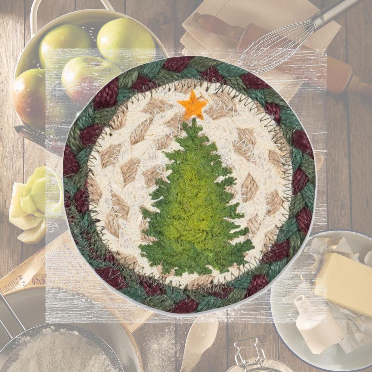 Picture of Capitol 31-IC508CJT 5 x 5 in. Christmas Joy Tree Printed Round Coaster
