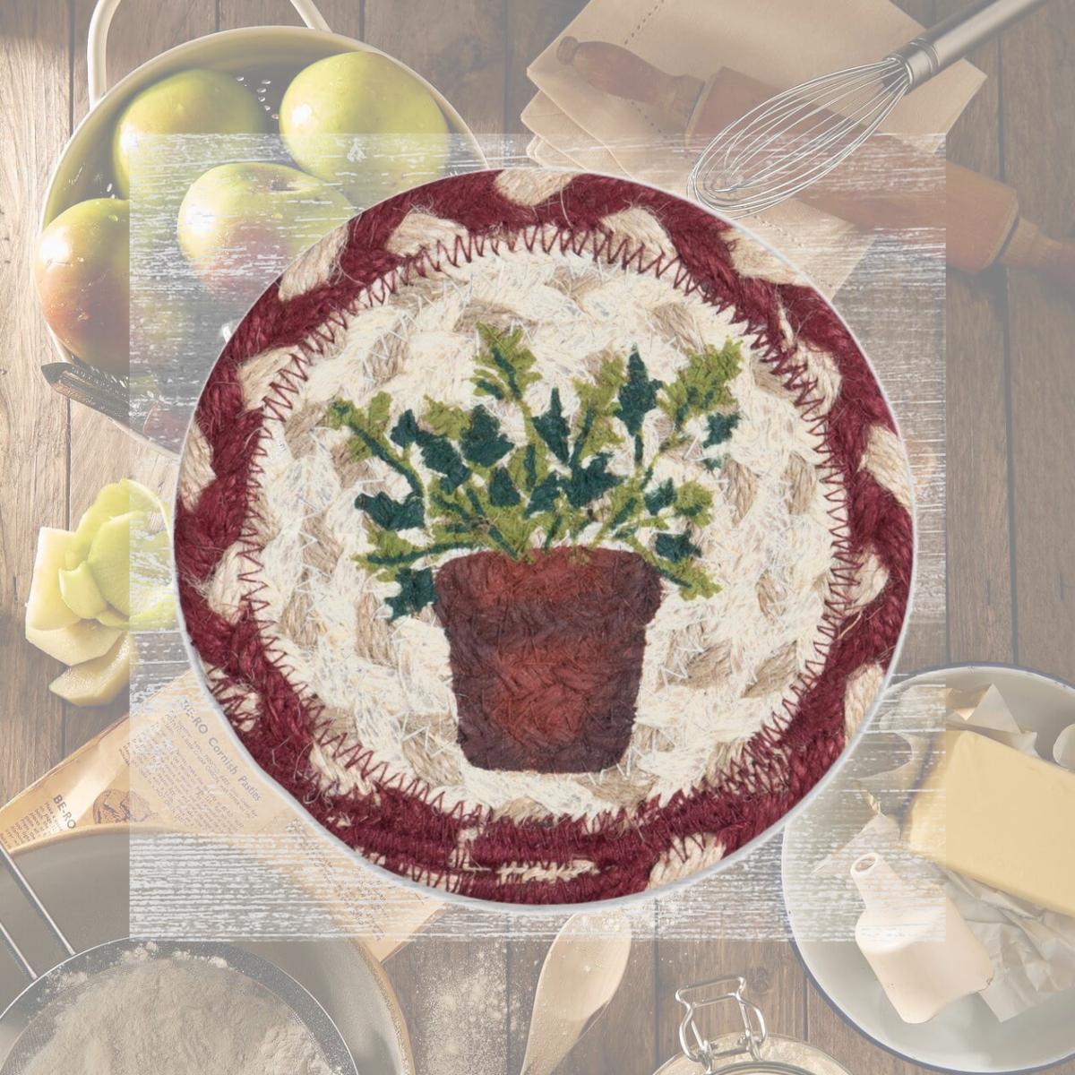 Picture of Capitol Importing 31-IC524P 5 x 5 in. IC-524 Parsley Printed Coaster