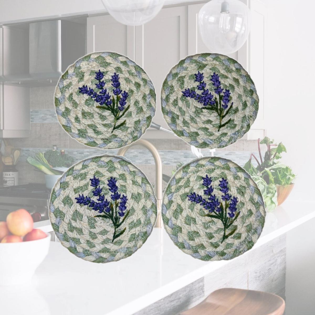 Picture of Capitol Importing 31-IC611L 5 x 5 in. Lavender Printed Coaster