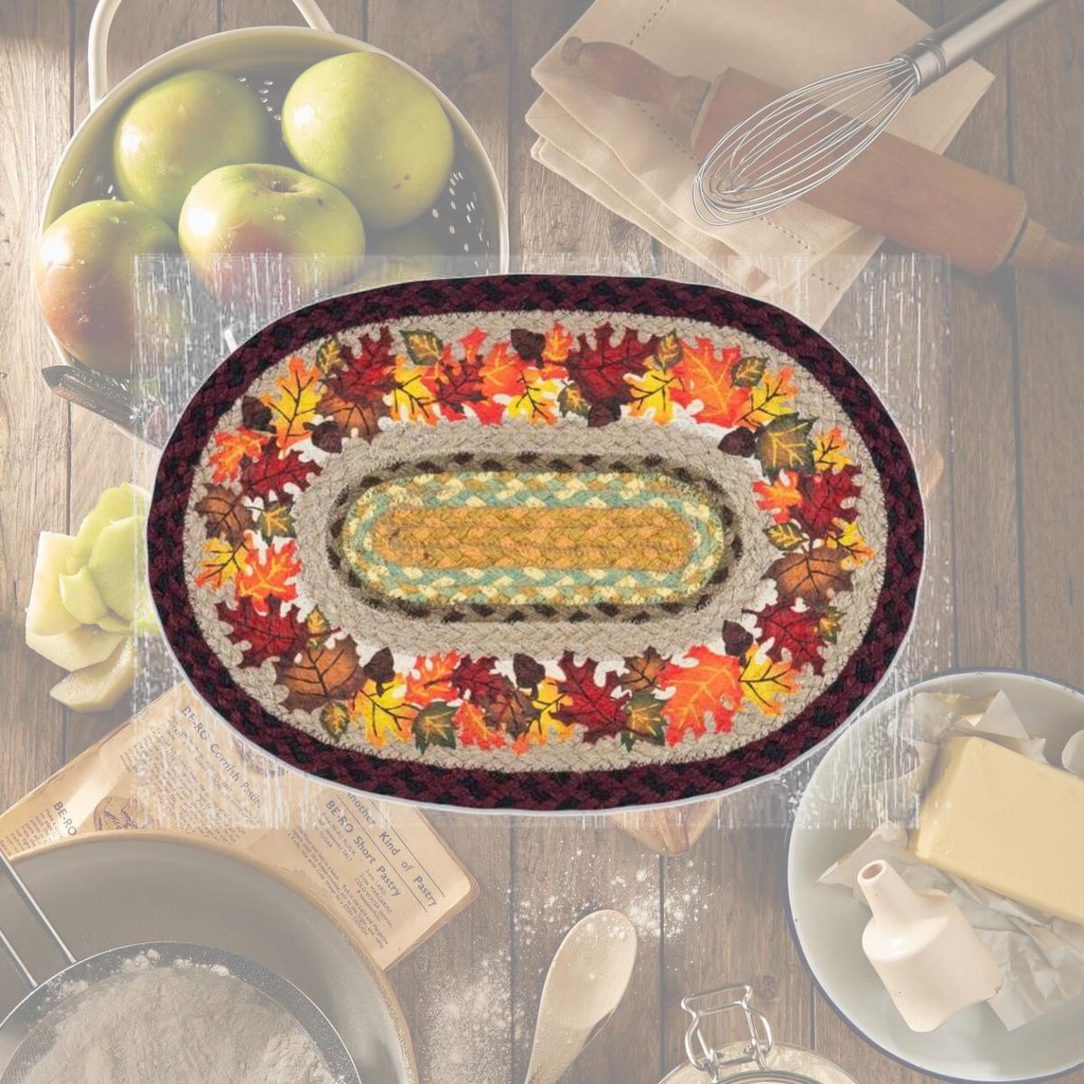 Picture of Capitol Importing 48-395A 13 x 19 in. PM-OP-395 Autumn Oval Placemat