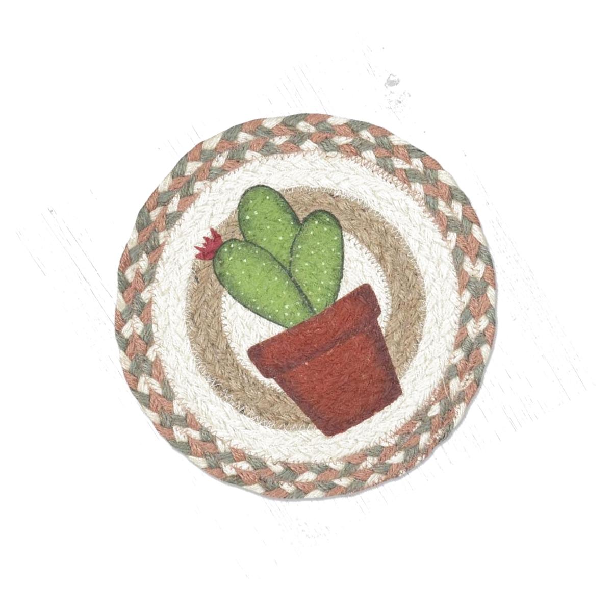Picture of Capitol Importing 80-661C1 10 in. MSPR-661 Cacti 1 Printed Round Trivet