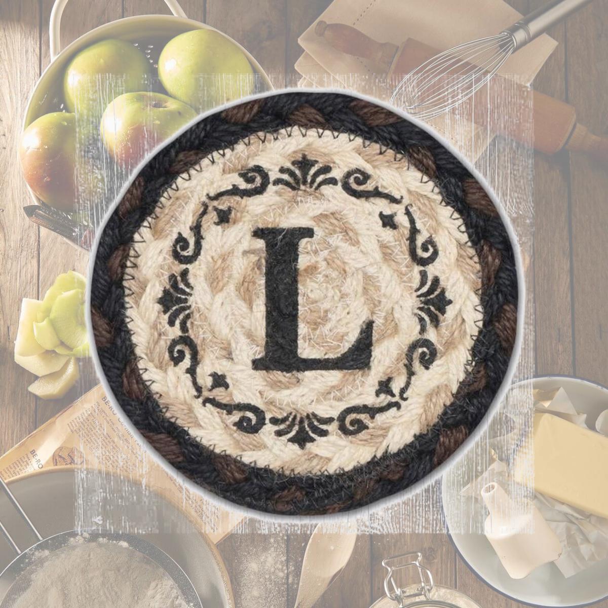 Picture of Capitol Importing 30-313L 5 x 5 in. IC-313 L Monogram Printed Coaster