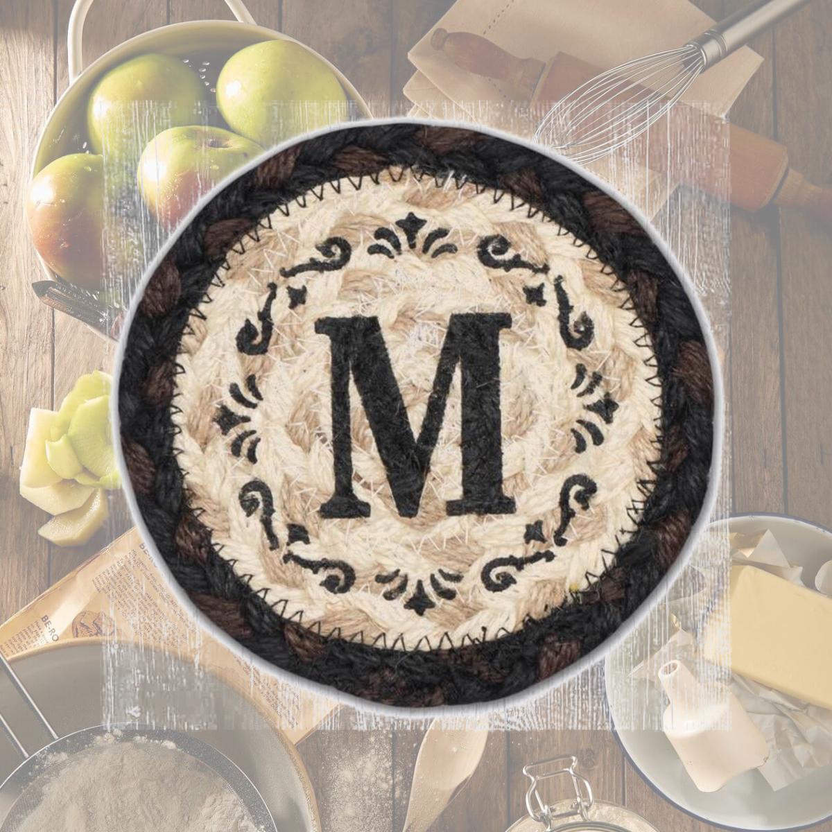 Picture of Capitol Importing 30-313M 5 x 5 in. IC-313 M Monogram Printed Coaster