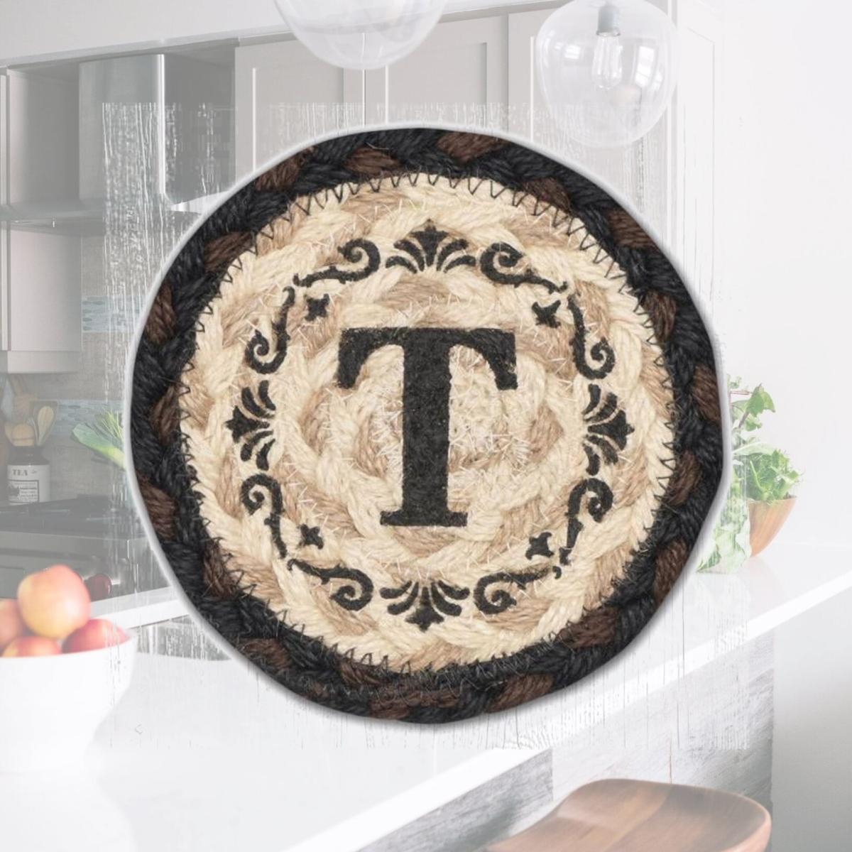 Picture of Capitol Importing 30-313T 5 x 5 in. IC-313 T Monogram Printed Coaster
