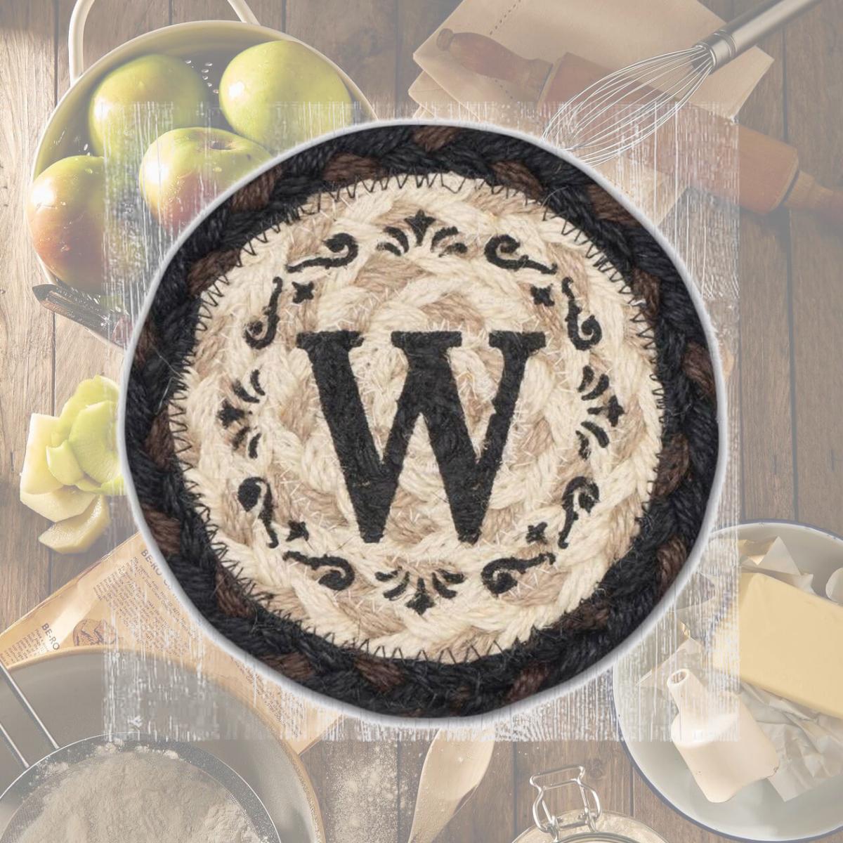Picture of Capitol Importing 30-313W 5 x 5 in. IC-313 W Monogram Printed Coaster