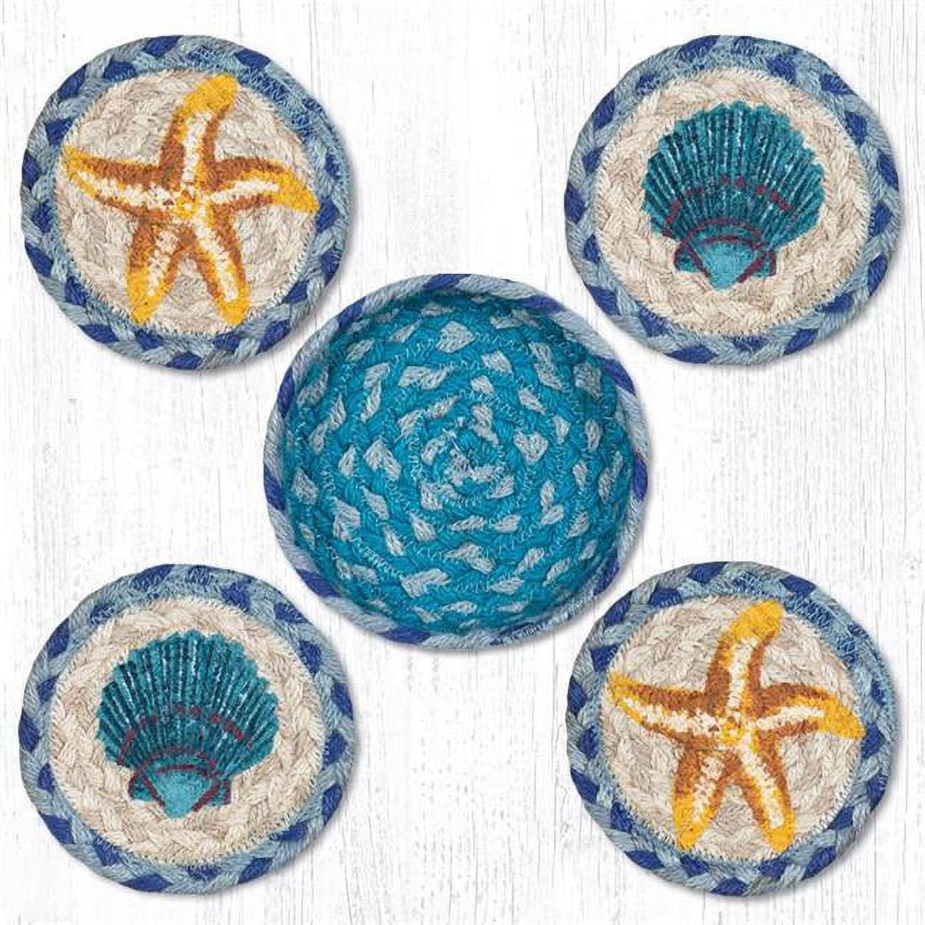Capitol Importing 29-cb378sfs 5 In. Star Fish Coaster Set