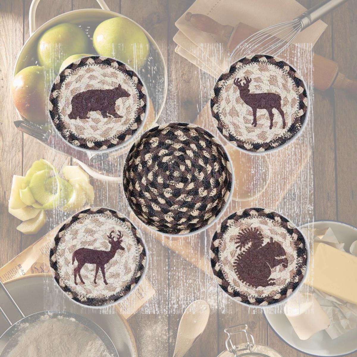 Picture of Capitol Importing 29-CB518W 5 in. Wildlife Coaster Set