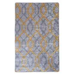 Caricia Home Ch-07-02-100518-v01-3x5 Laura Digital Printed Non Slip Area Rug, Gold & Grey - 3 X 5 Ft.