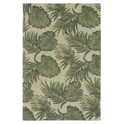 Caricia Home Ch-07-04-100217-v01-4x6 Kortney Low Pile Non Slip Area Rug, Green, Taupe & Beige - 4 X 6 Ft.