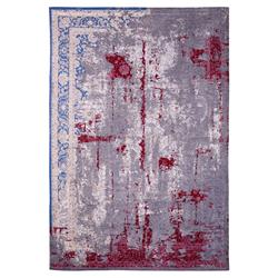 Caricia Home Ch-07-28-100428-v01-5x8 Noella Low Pile Non Slip Area Rug, Beige, Red & Grey - 5 X 8 Ft.