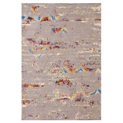 Caricia Home Ch-07-28-100507-v01-5x8 Marquise Low Pile Non Slip Area Rug, Multi Color - 5 X 8 Ft.