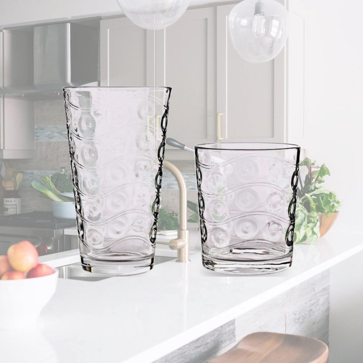 Picture of Circleware 40220-AM Cosmo Entertaining Glassware Set, Clear - 16 Piece