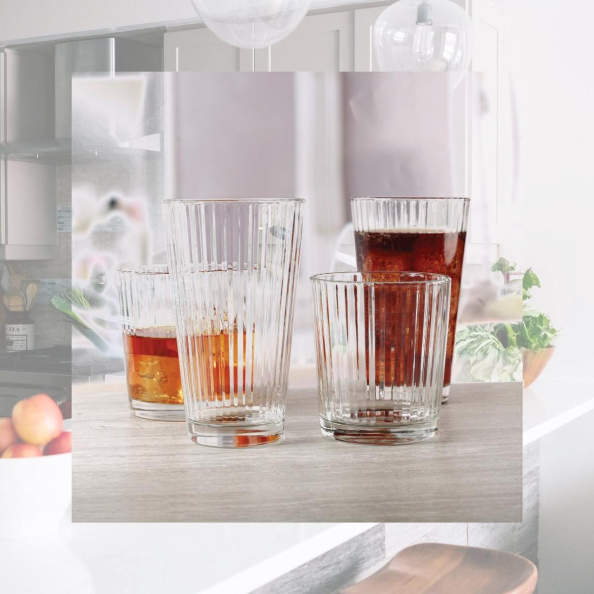 Picture of Circleware 40227-AM Hill Street Entertaining Glassware Set, Clear - 16 Piece