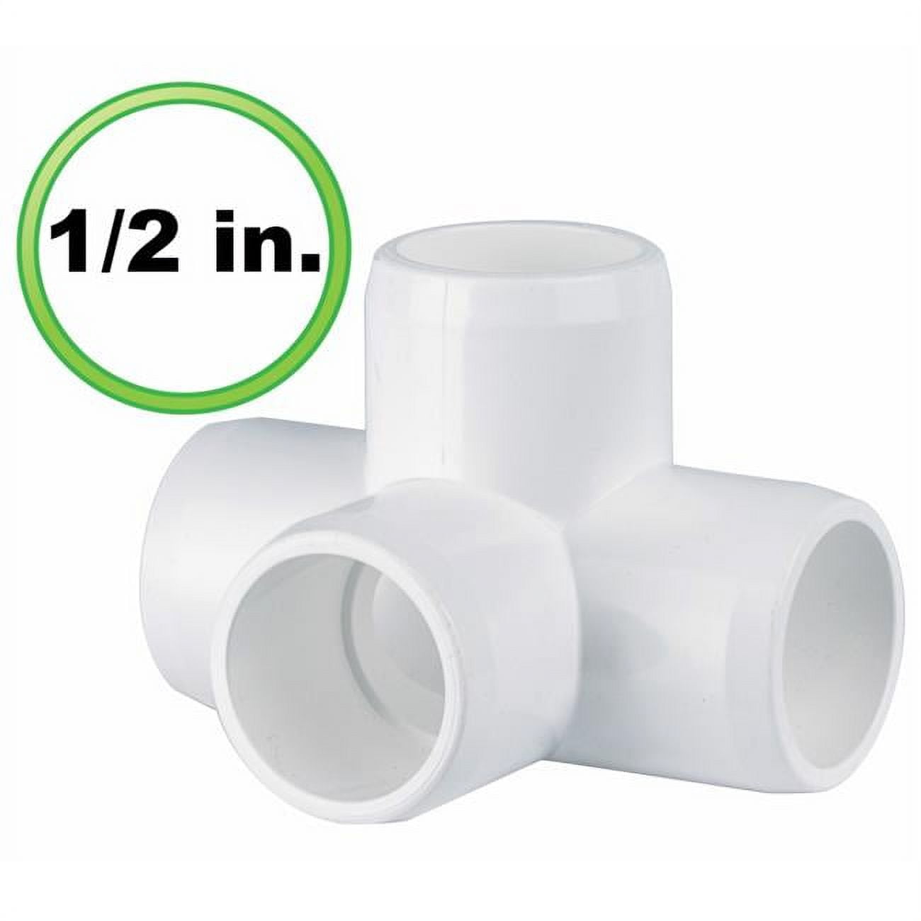 41-f 0.5 In. 4 Way Lt Pvc Pipe Fitting