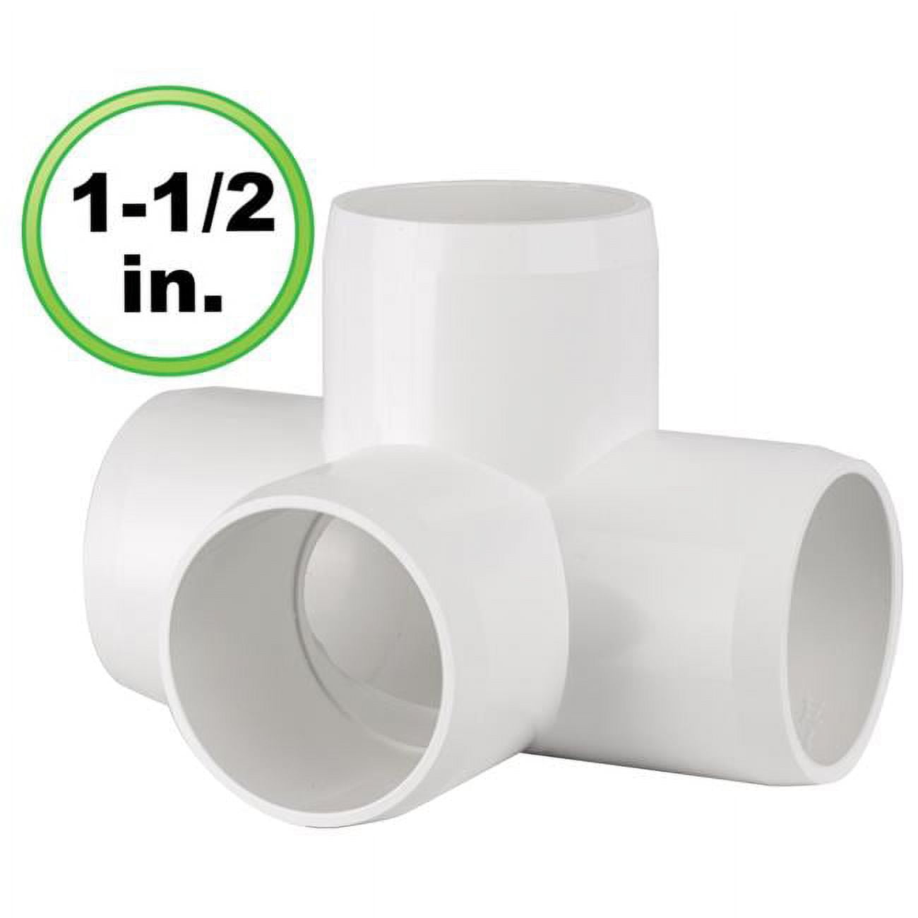 45-f 1.5 In. 4 Way Lt Pvc Pipe Fitting