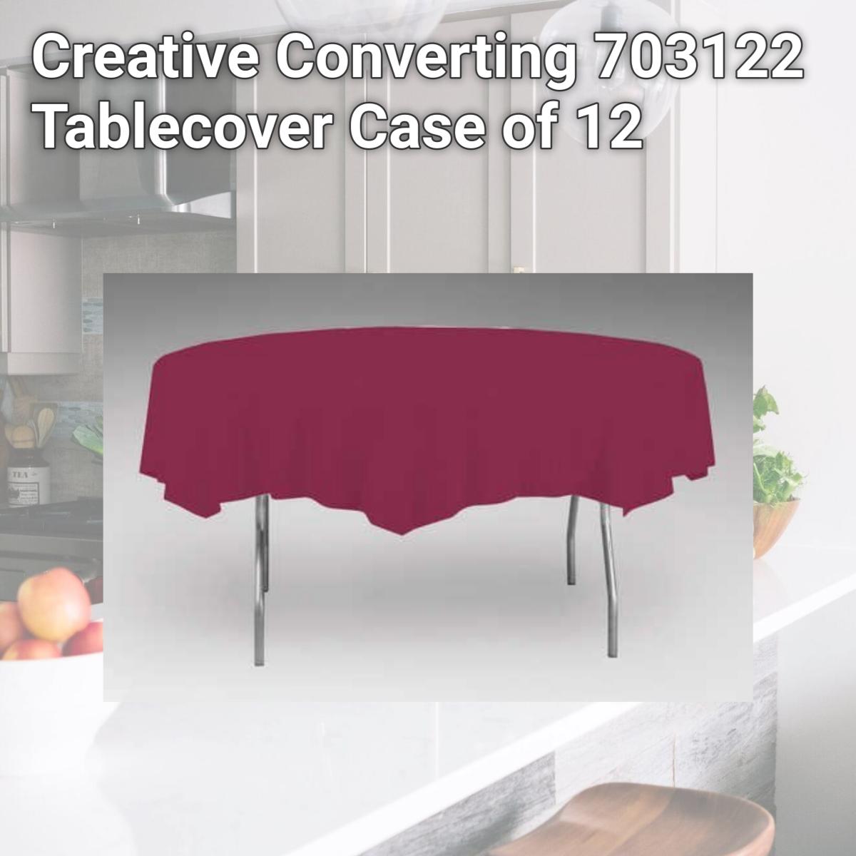 Picture of Creative Converting 703122 Tablecover Case of 12