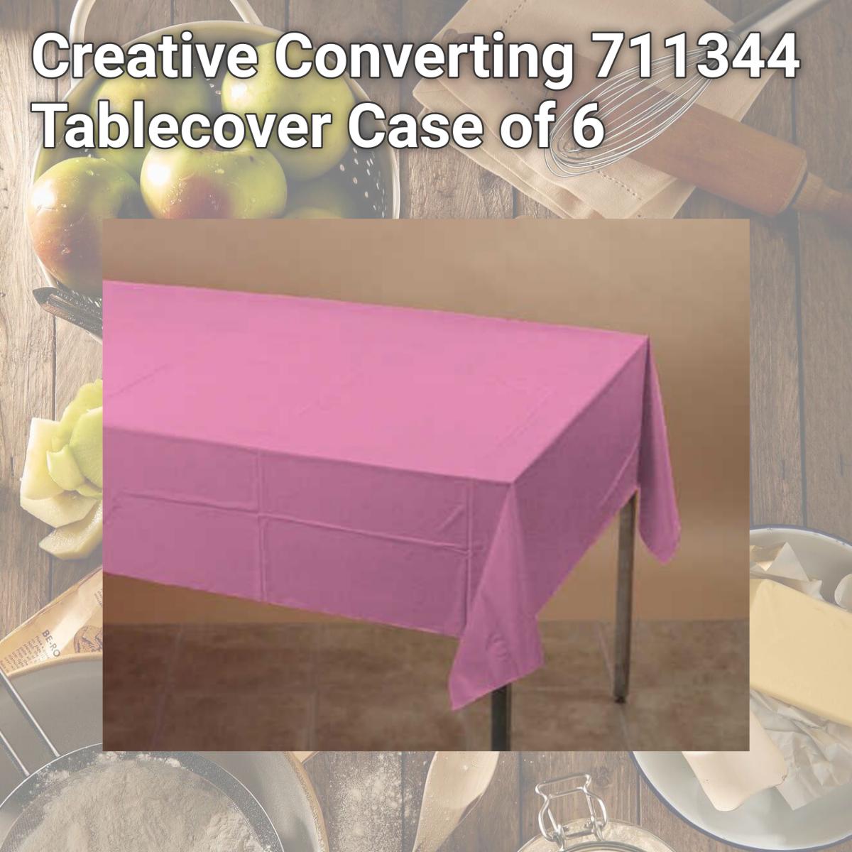 Picture of Creative Converting 711344 Tablecover Case of 6