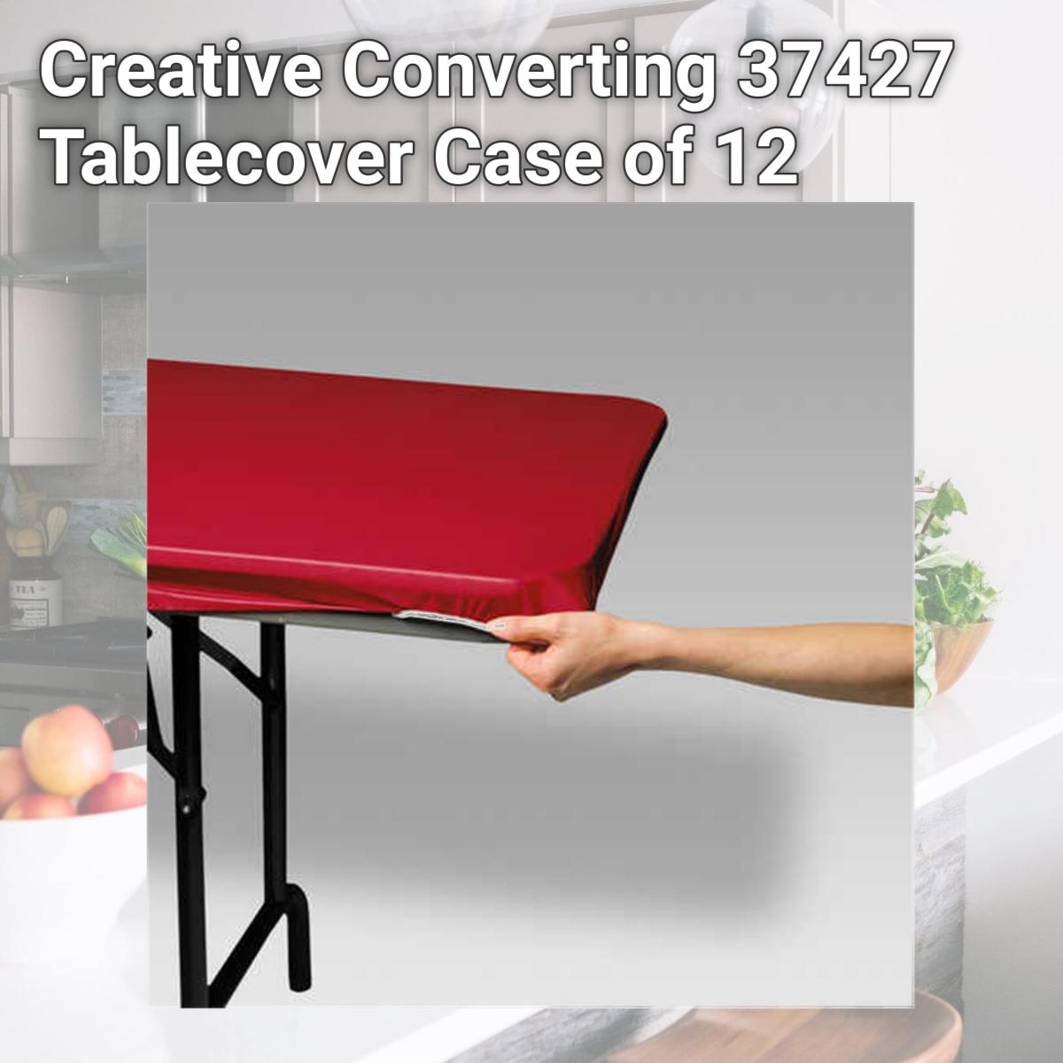 Picture of Creative Converting 37427 Tablecover Case of 12