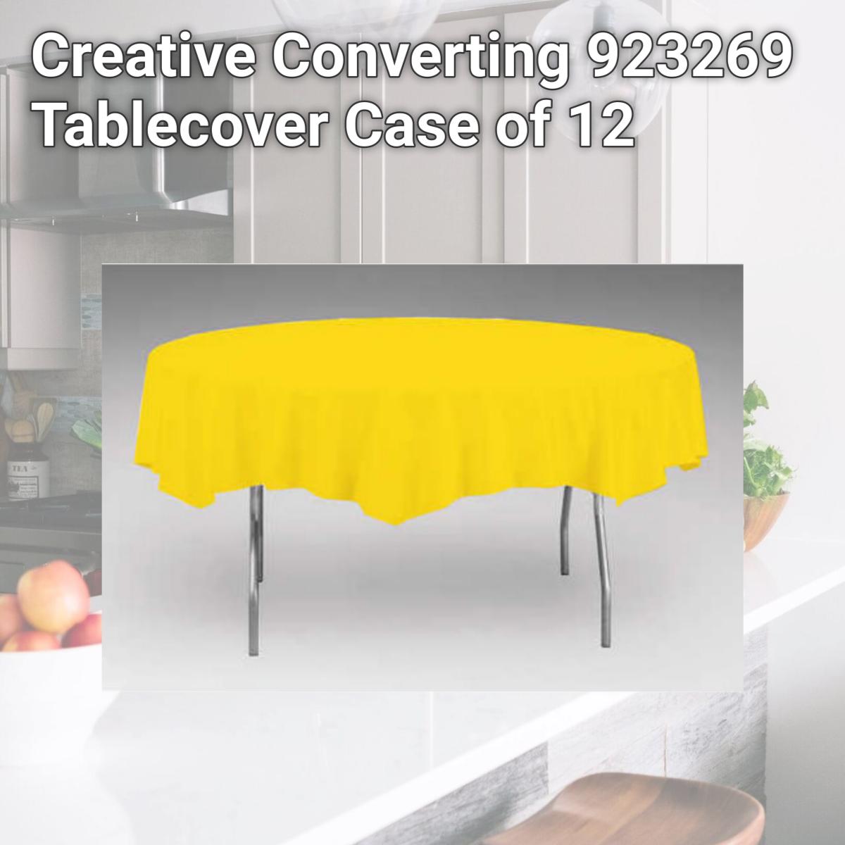 Picture of Creative Converting 923269 Tablecover Case of 12