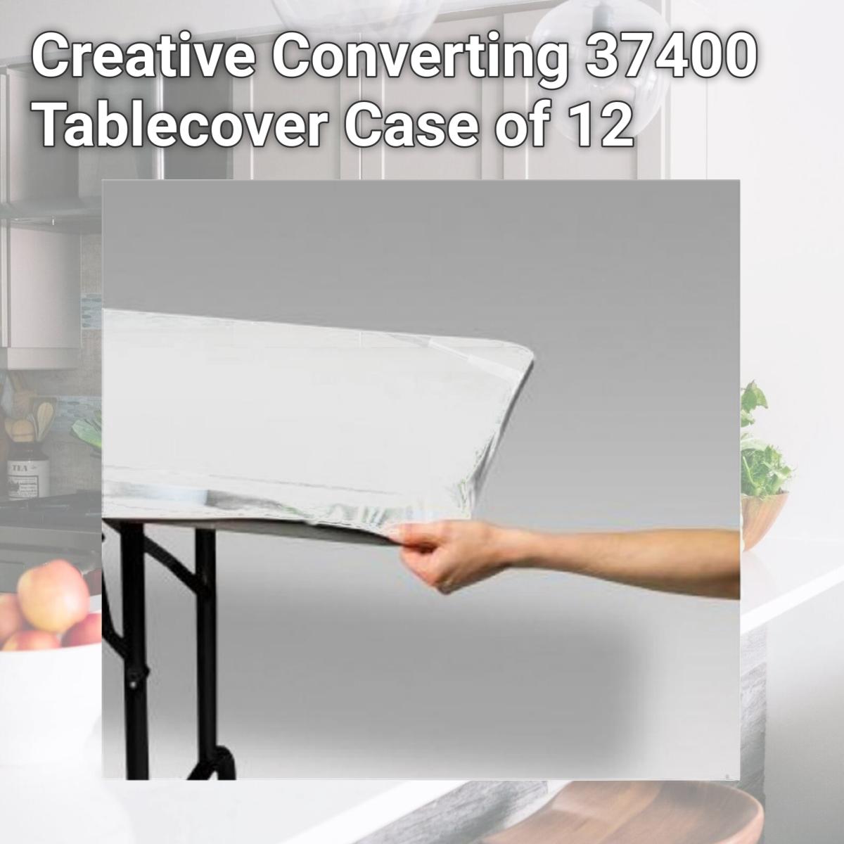 Picture of Creative Converting 37400 Tablecover Case of 12