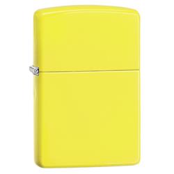 28887 Neon Yellow Classic Windproof Standard Size Lighter