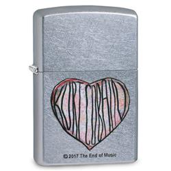 29708 Kurt Cobain Heart Street Chrome Pocket Lighter