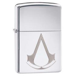 29486 250 Assassins Creed High Polish Chrome Pocket Lighter