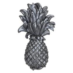 6815as Pineapple Wall Plaque, Antique Silver