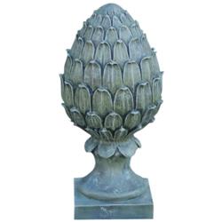 6310wi Pineapple Finial Statue, Wrought Iron