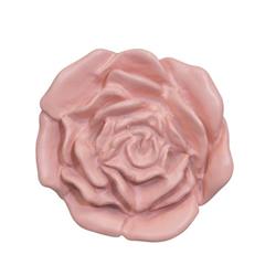 012ppp Cabbage Rose Tieback, Powder Puff Pink