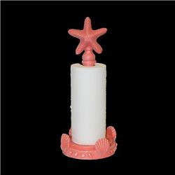 Hm733 Coral Starfish Paper Towel Holder, Coral