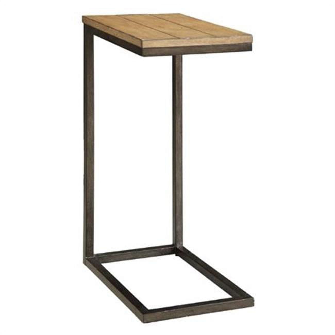 Cf1610ho Aggie Computer Tray Table, Harvest Oak & Aged Iron - 10 X 16 X 26 In.