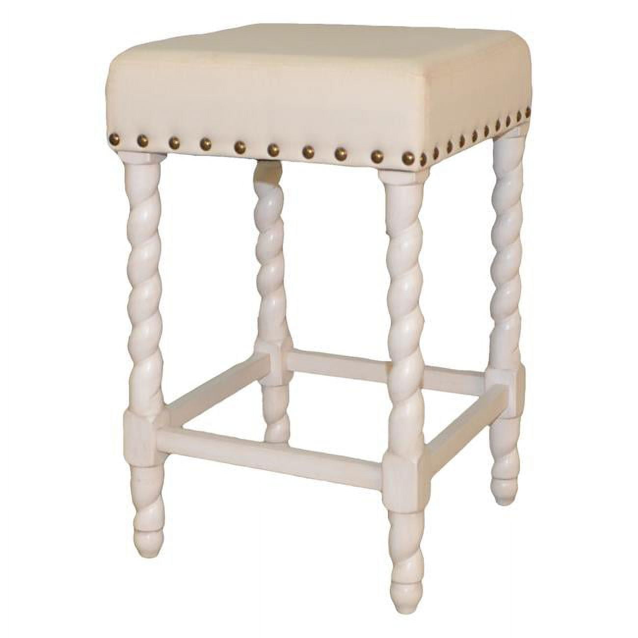 3663-vwln 24 In. Remick Counter Stool, Vintage - White & Linen