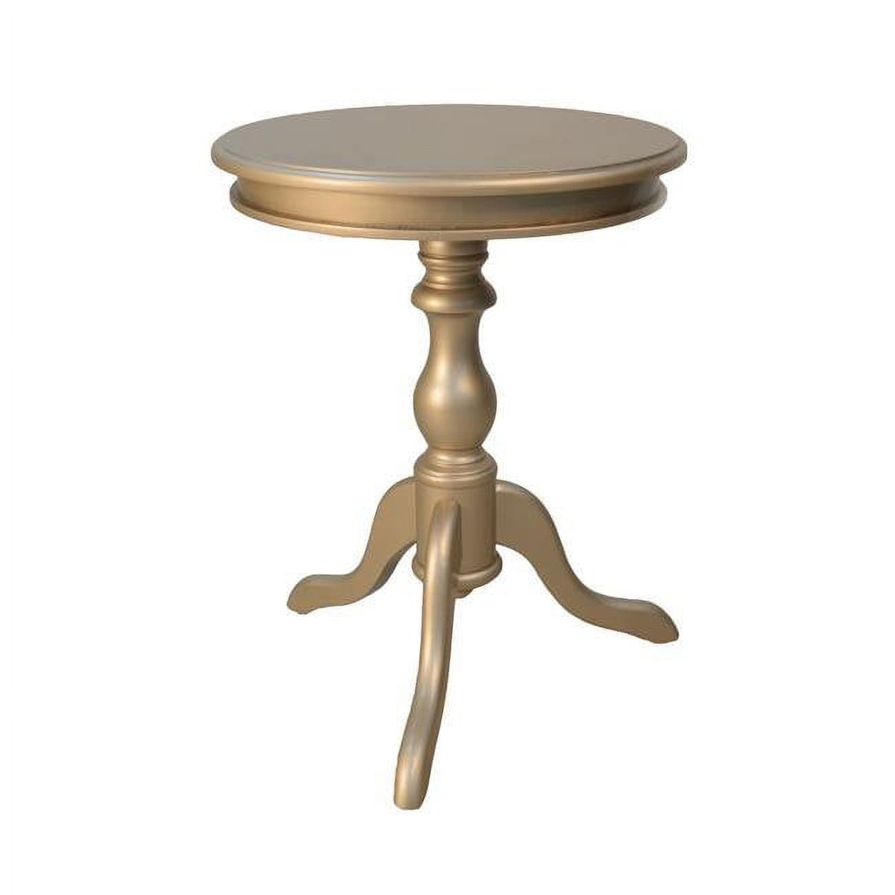 1925-cpg Gilda Side Table - Champagne - 25.25 X 19.5 X 19.5 In.
