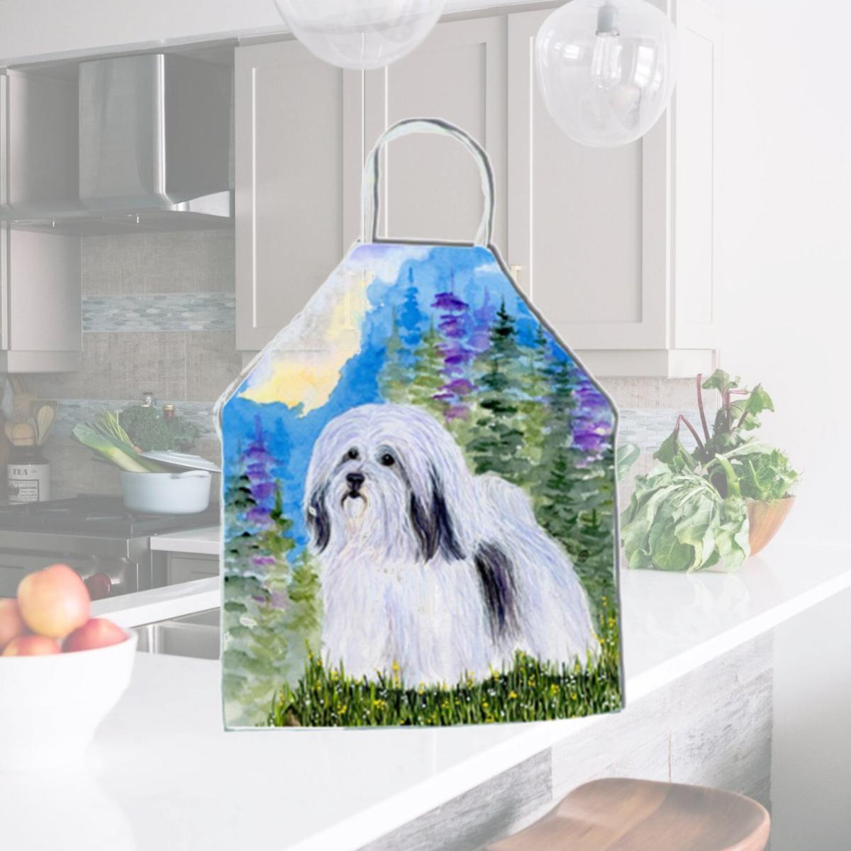 Picture of Carolines Treasures SS1034APRON Havanese Apron - 27 H x 31 W in.