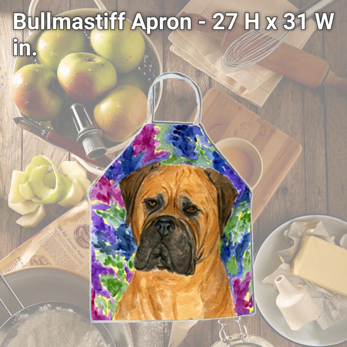 Picture of Carolines Treasures SS8155APRON Bullmastiff Apron - 27 H x 31 W in.