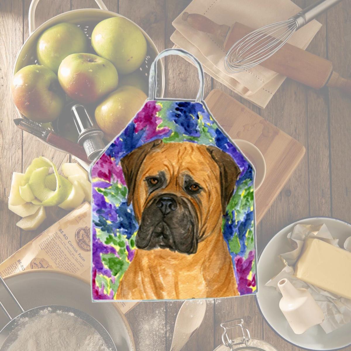 Picture of Carolines Treasures SS8155APRON Bullmastiff Apron - 27 H x 31 W in.
