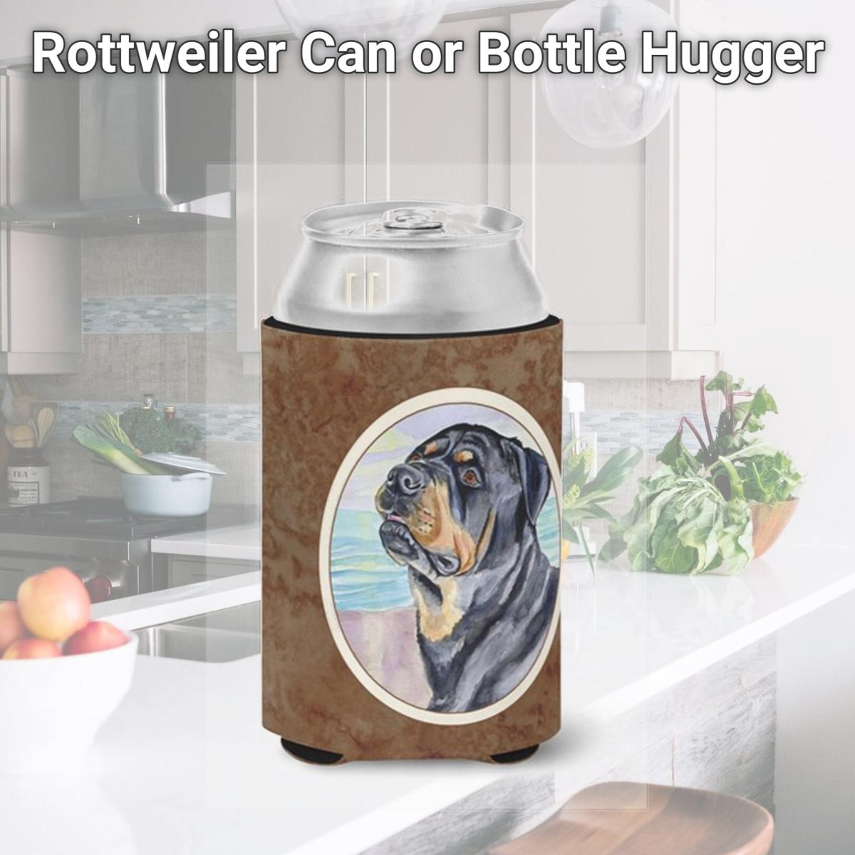 Picture of Carolines Treasures 7107CC Rottweiler Can or Bottle Hugger