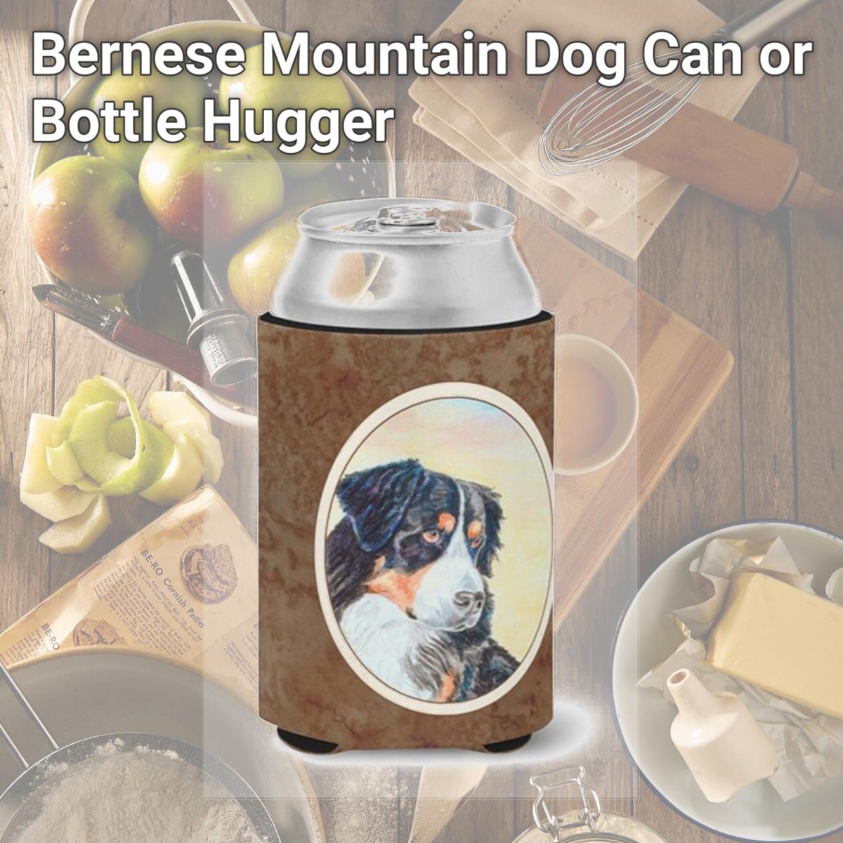 Picture of Carolines Treasures 7131CC Bernese Mountain Dog Can or Bottle Hugger