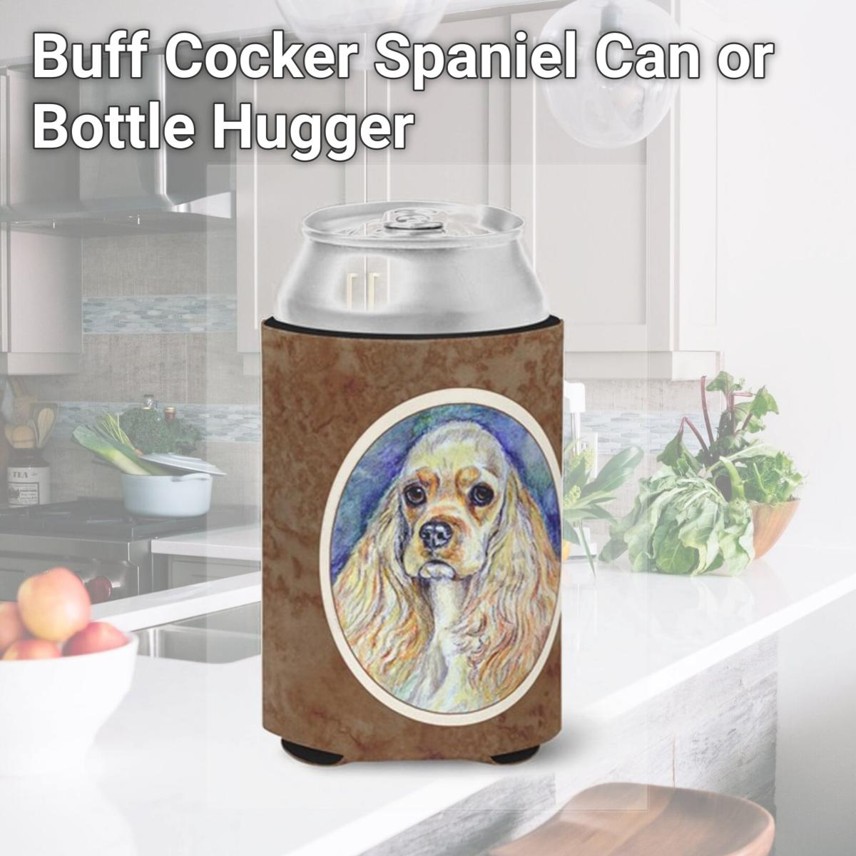 Picture of Carolines Treasures 7178CC Buff Cocker Spaniel Can or Bottle Hugger