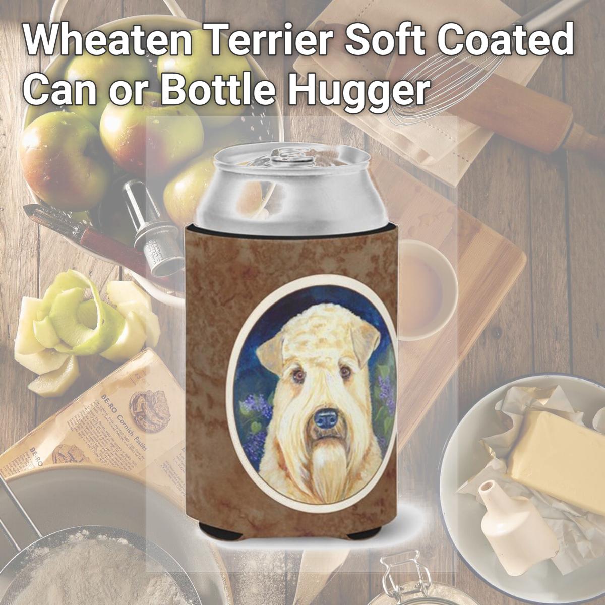 Picture of Carolines Treasures 7254CC Wheaten Terrier Soft Coated Can or Bottle Hugger