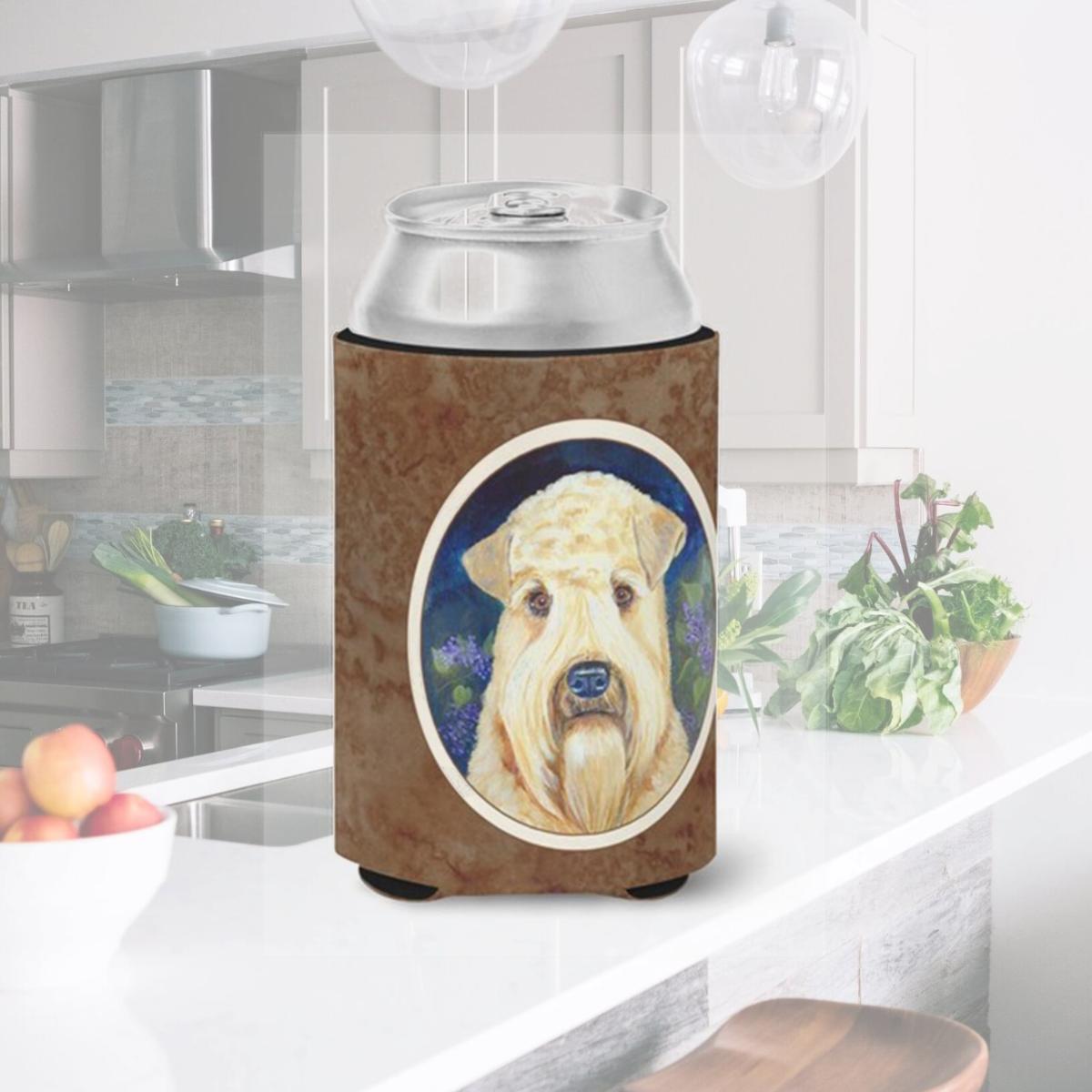 Picture of Carolines Treasures 7254CC Wheaten Terrier Soft Coated Can or Bottle Hugger