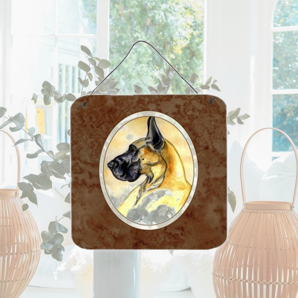 Picture of Carolines Treasures 7071DS66 Fawn Great Dane Wall or Door Hanging Prints, 6 x 0.02 x 6 in.
