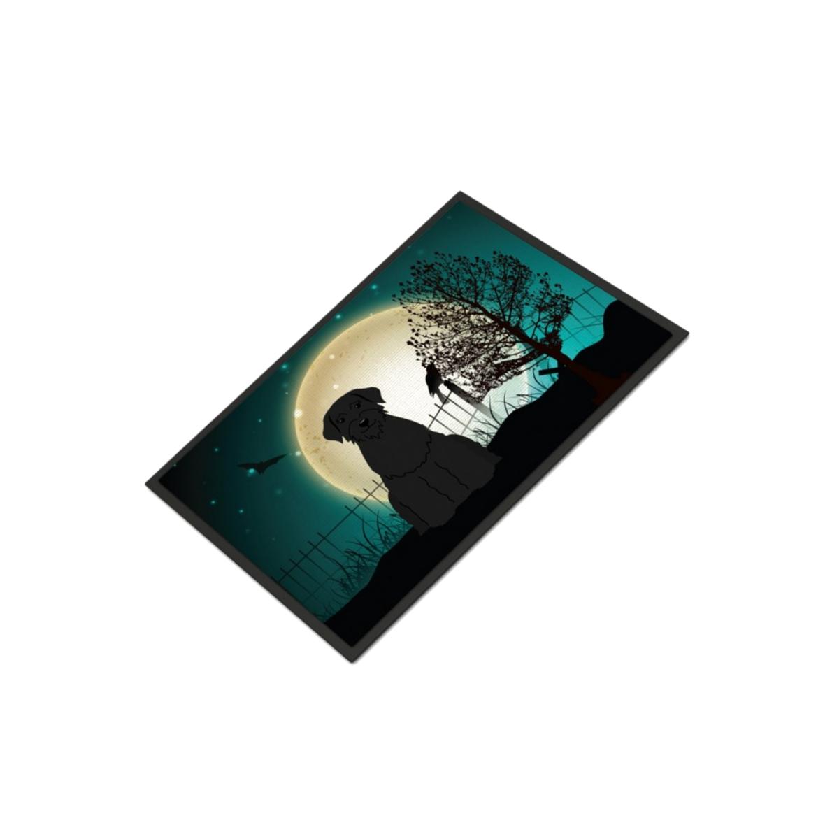 Picture of Carolines Treasures BB2256JMAT Halloween Scary Giant Schnauzer Indoor or Outdoor Mat, 24 x 0.25 x 36 in.