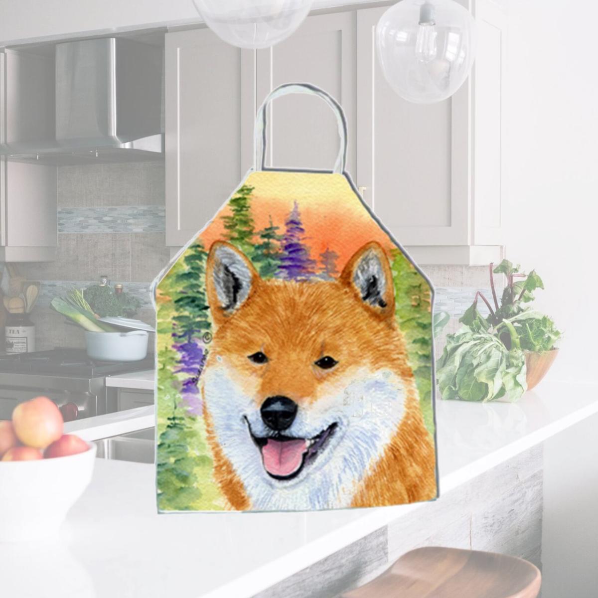 Picture of Carolines Treasures SS8234APRON 30 x 31 in. Shiba Inu Apron