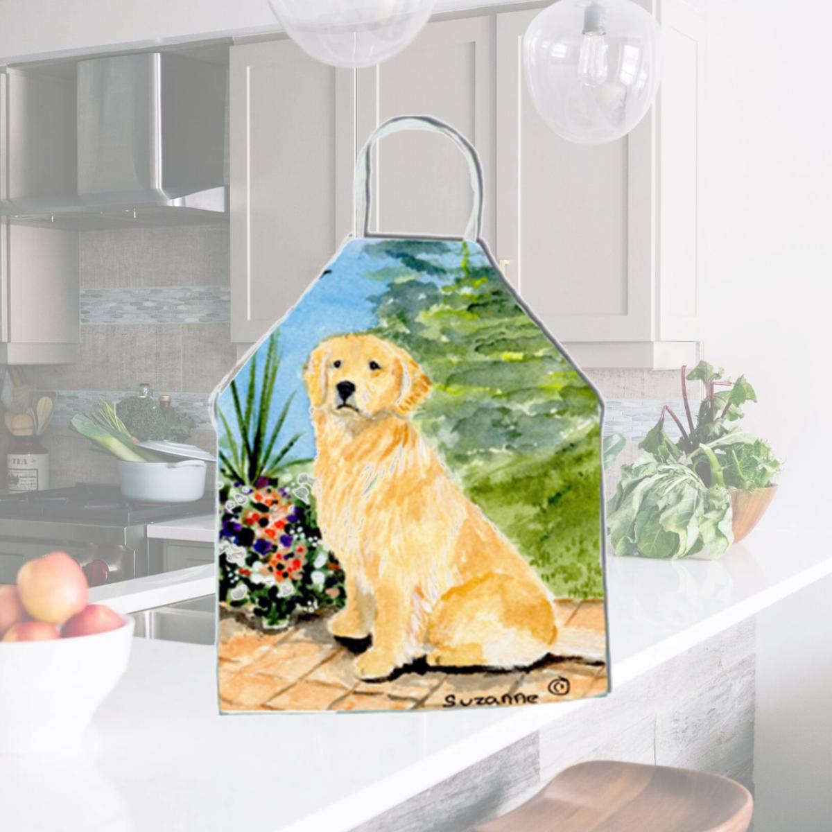 Picture of Carolines Treasures SS8758APRON Golden Retriever Apron - 27 x 31 in.