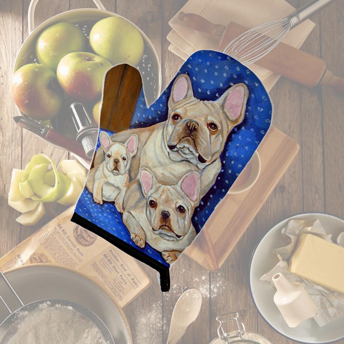 Picture of Carolines Treasures 7055OVMT French Bulldog Mommas Love Oven Mitt